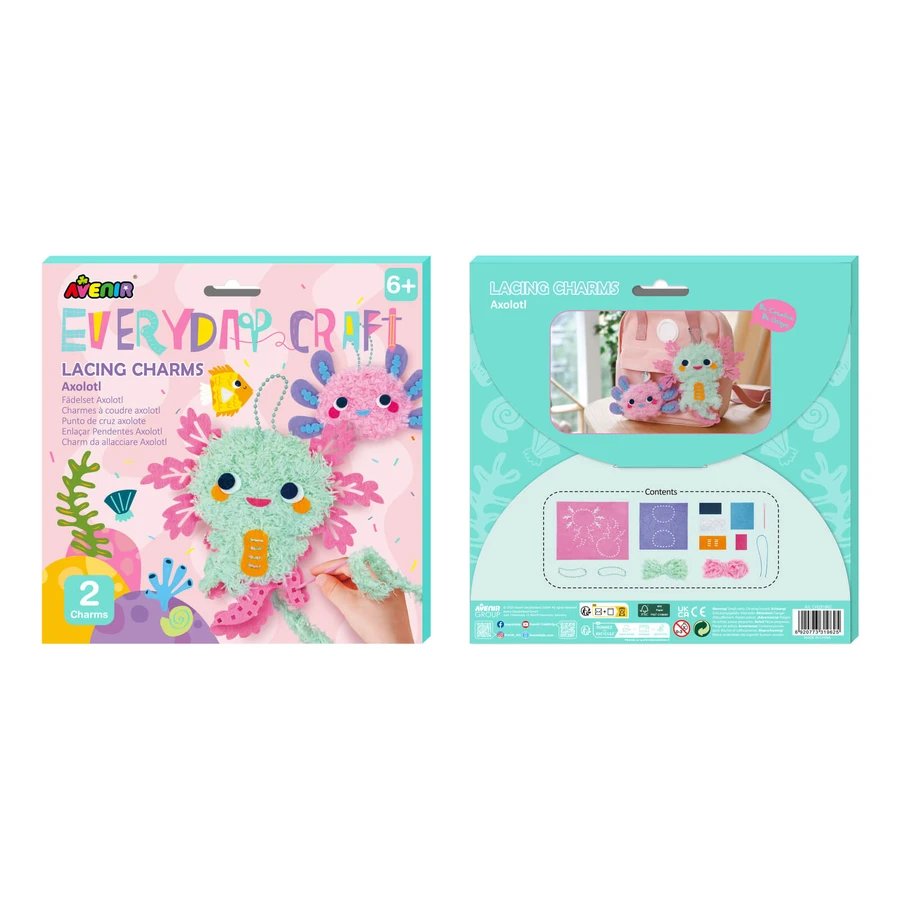 Set créatif Everyday Craft - fabriquez des breloques Axolotl