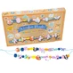 DIY creative kit - necklaces and bracelets with wooden beads - 12 woodland animals