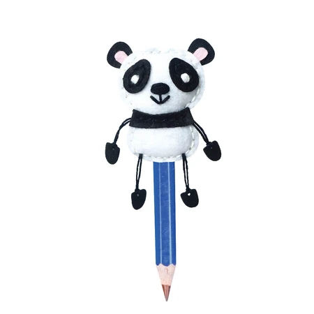 DIY sewing set - decoration pencil topper - Panda