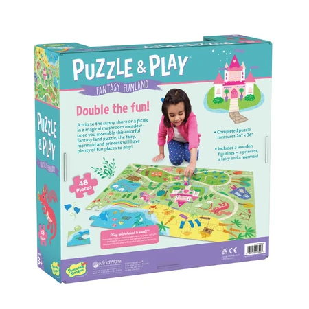 Juego 2 en 1 Puzzle y juego: Fairy Tale Land