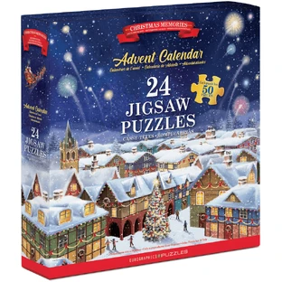 Advent Calendar Christmas Memories, 24 legpuzzels, 50 stukjes