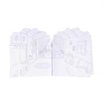 Coloring book with stickers Big Family, Moulin Roty