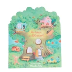 Coloring book with stickers Big Family, Moulin Roty