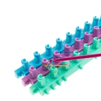 Ensemble créatif d'élastiques colorés pour bracelets, Elasticolor