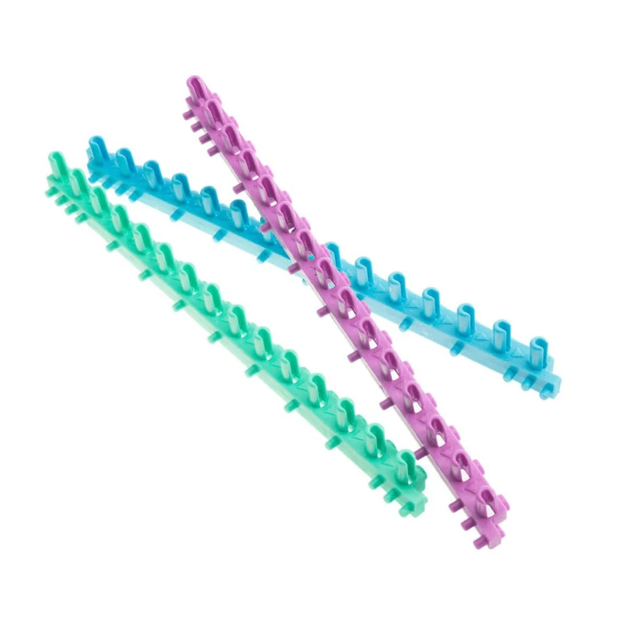 Ensemble créatif d'élastiques colorés pour bracelets, Elasticolor