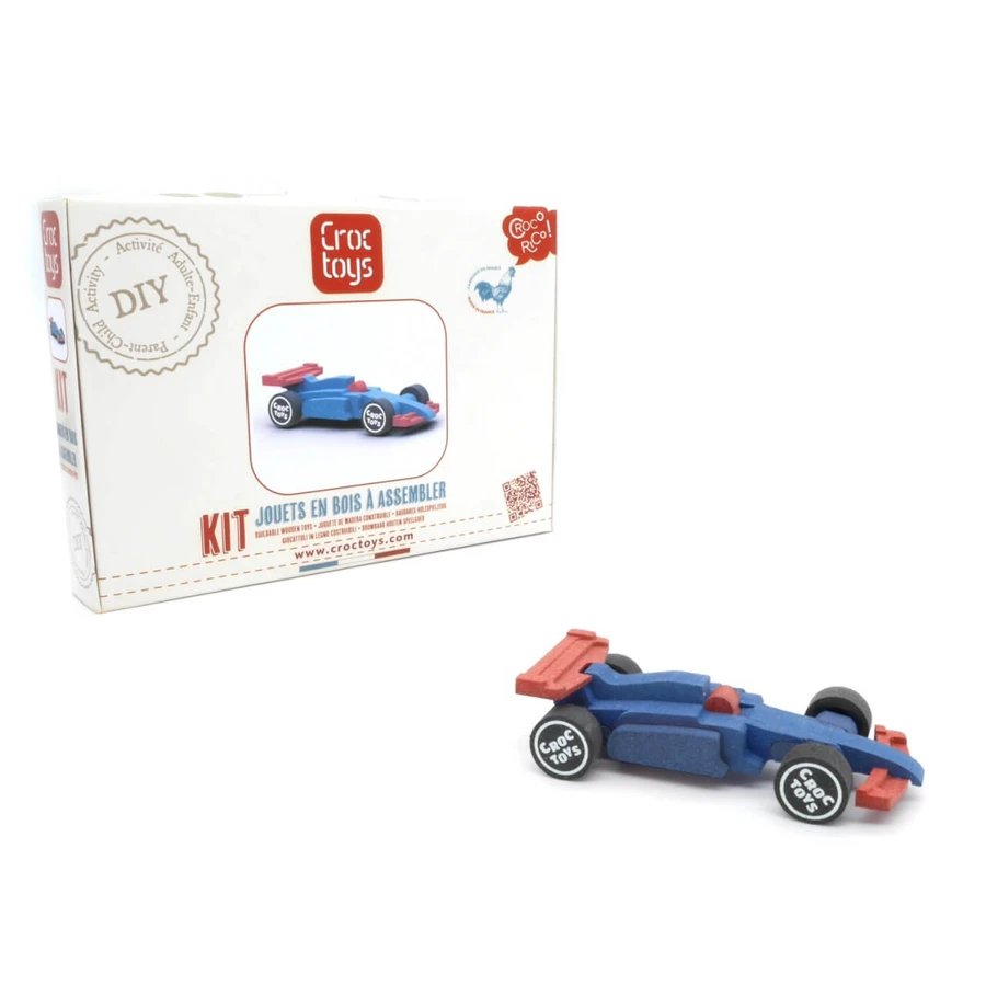 Racing car construction set, Croc toys