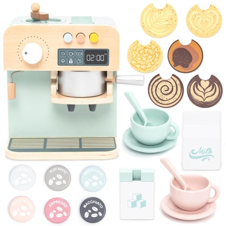 Juego de rol Máquina de café con accesorios, UMU Toys