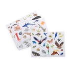 Herpositioneerbare stickers Dieren van de Wereld, Moulin Roty