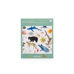 Herpositioneerbare stickers Dieren van de Wereld, Moulin Roty