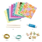 Doe-het-zelf workshop armbanden maken met papieren kralen, gouden details