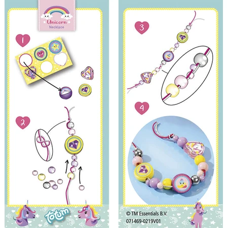 Creative mini set DIY bracelet with unicorns