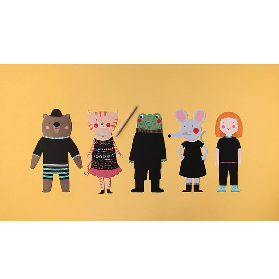 Jeu Scrarabble créatif Animaux sympathiques, Londji