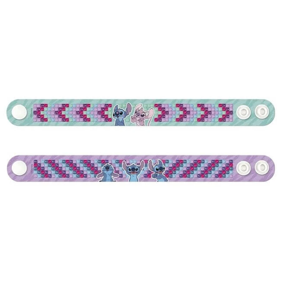 DIY creatieve set, armbanden maken met diamond painting techniek, Disney Lilo en Stitch