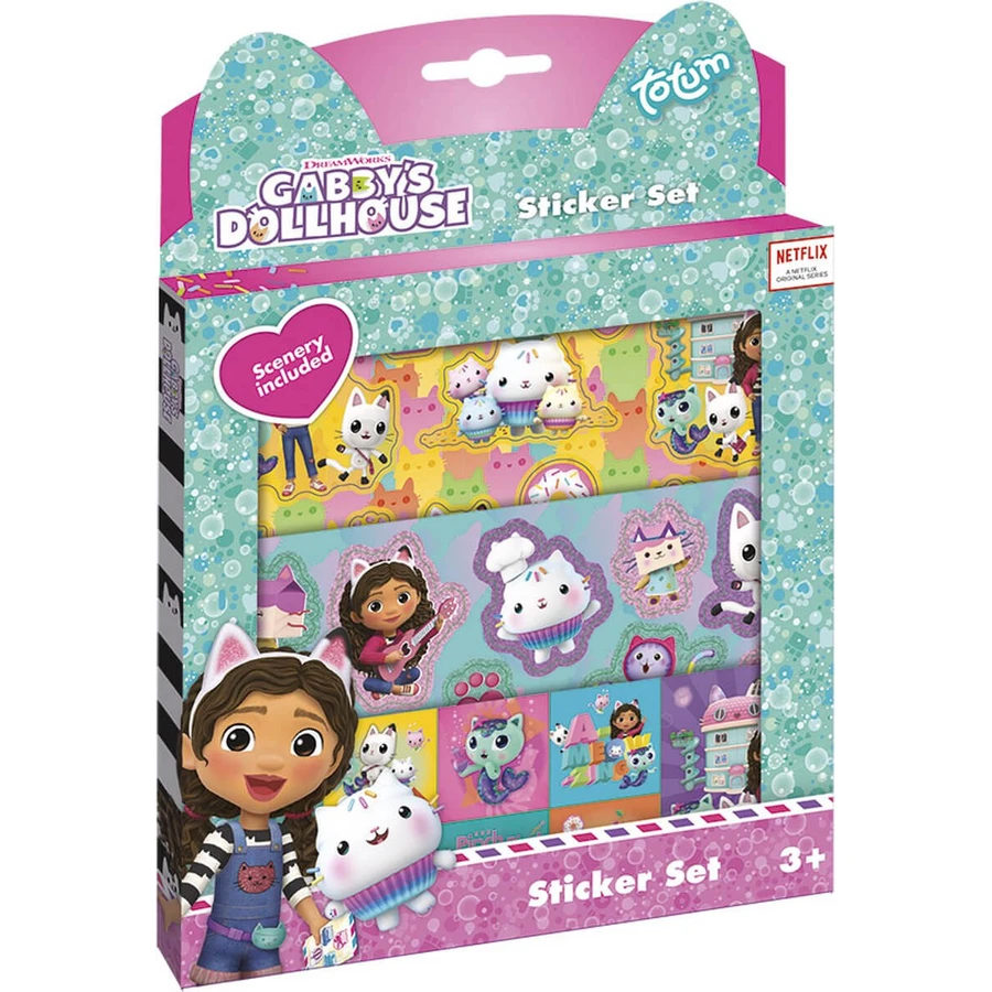 Jeu d'autocollants Gabby's Dollhouse