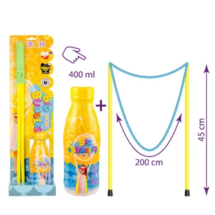 Jabón Globos Set - Varita + solución 400 ml
