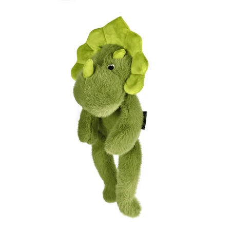 Jucarie din plus pentru relaxare si antistres - Dinozaur - magnetic, 30 cm, verde