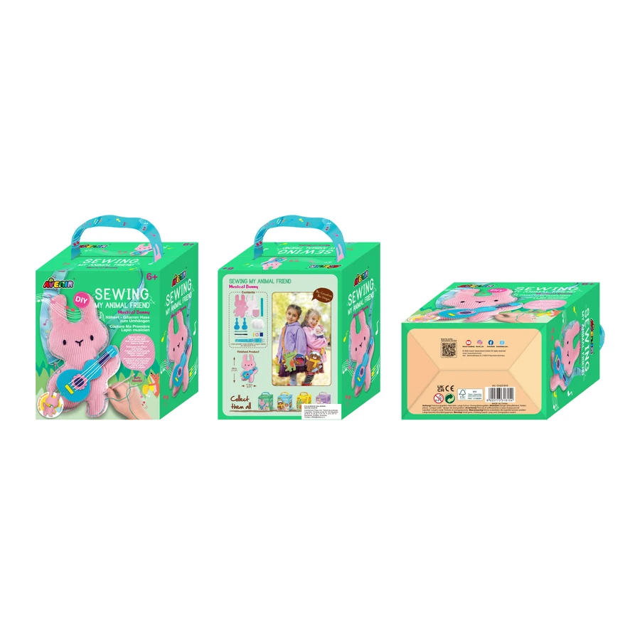 Sewing set My Animal Friend - Musical Bunnies