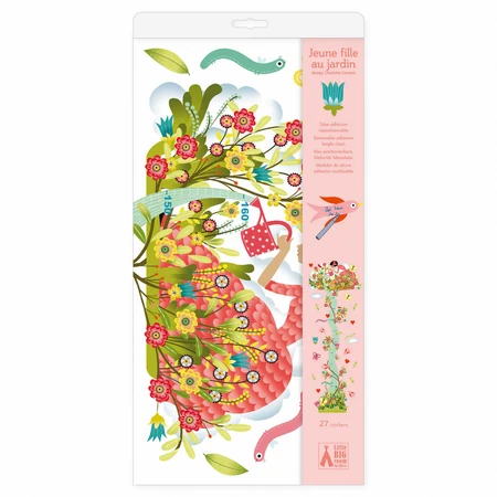 Meetstickers voor kinderen, Tuin in bloei