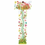 Meetstickers voor kinderen, Tuin in bloei