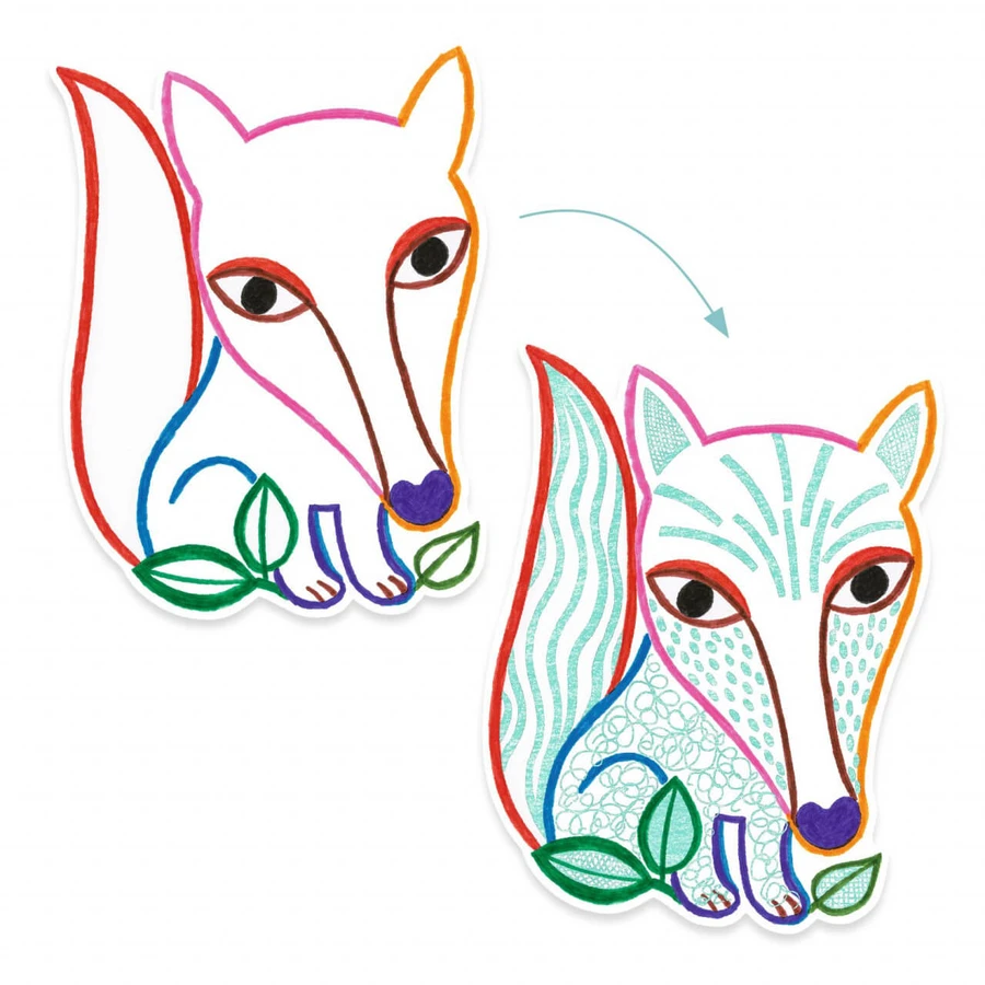 Jeu de dessin Forest Friends, Djeco