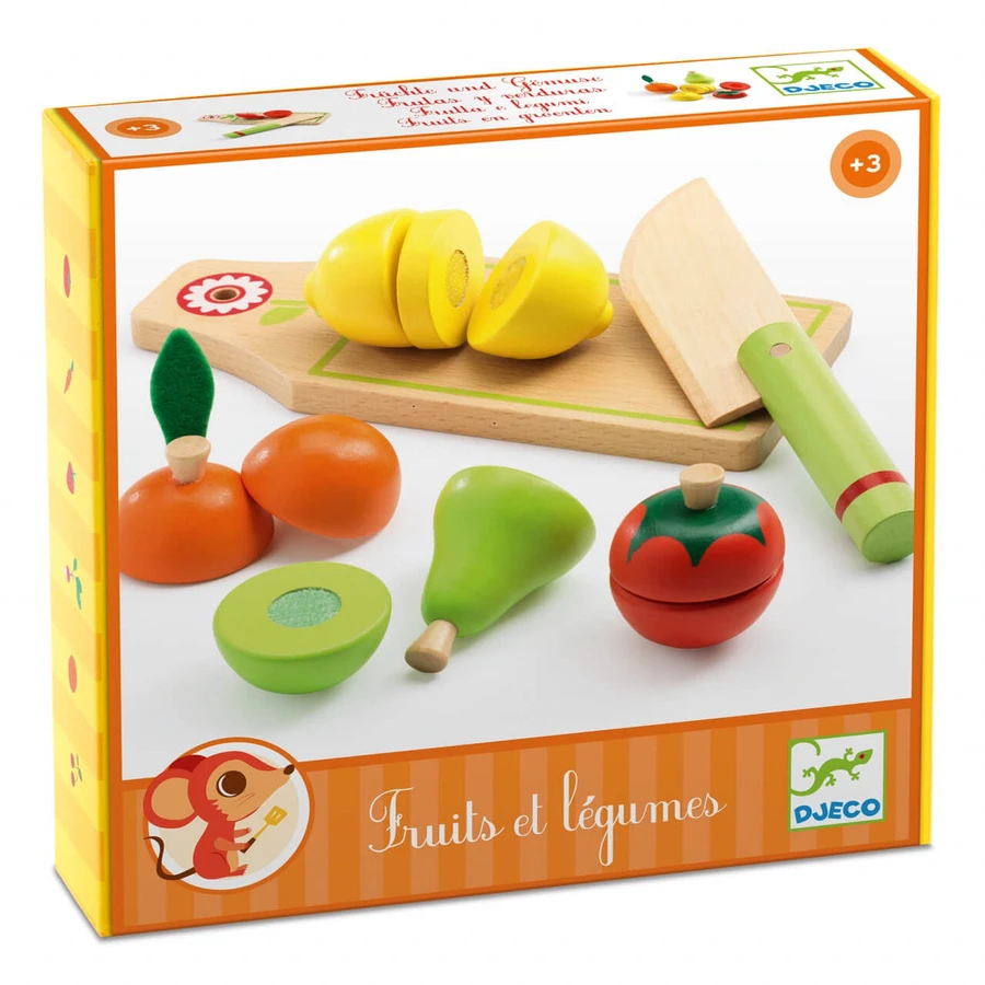 Fructe si legume de feliat Djeco
