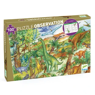 Djeco Dinosaurussen observatiepuzzel