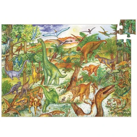 Djeco Dinosaurussen observatiepuzzel