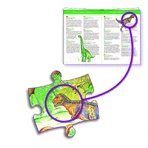 Djeco Dinosaurussen observatiepuzzel