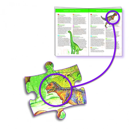 Djeco Dinosaurussen observatiepuzzel