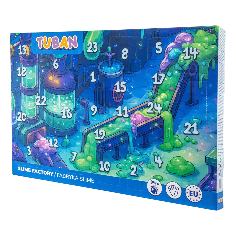Calendrier de l'Avent avec expériences DIY - Slime Factory