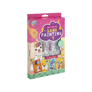 Creatieve DIY zandverf en stickerset, Schattige dieren