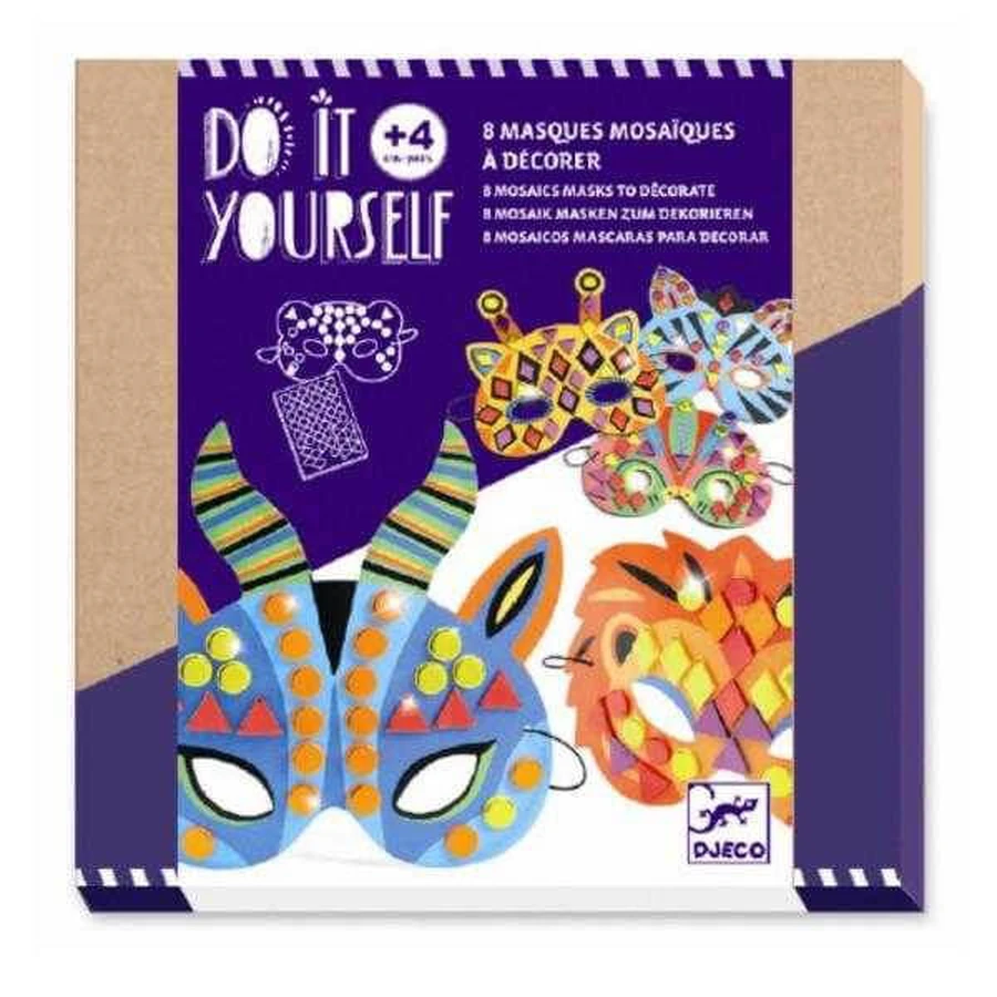 Set Djeco DIY, masques d'animaux