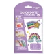 Set créatif super rapide, autocollants BIG DOTZ - Étoile, comète et arc-en-ciel