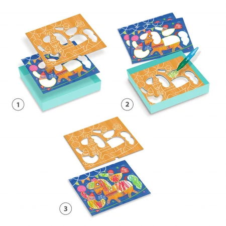 Jeu de dessin créatif pour les tout-petits, Djeco
