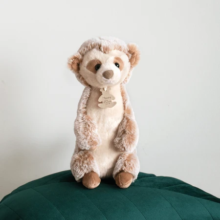 Jucarie moale din plus - Suricata, 25 cm, bej