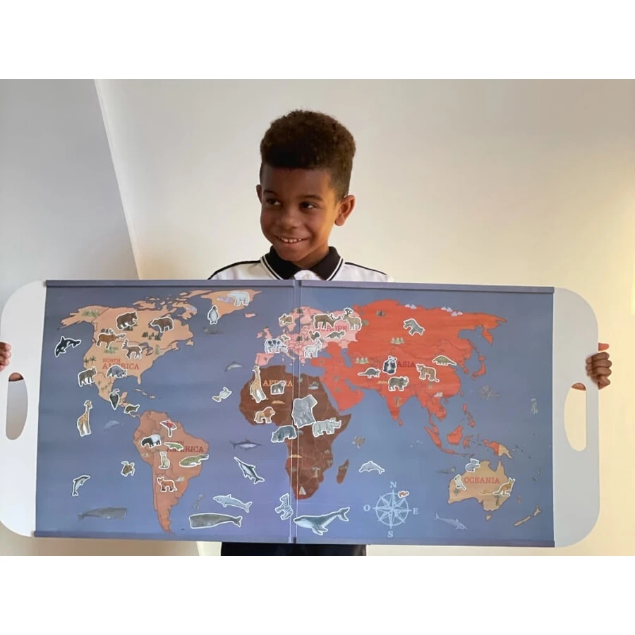 Juego magnético Animales del mundo Juguetes Egmont