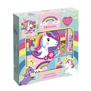 Set créatif Mon agenda licorne et diamant