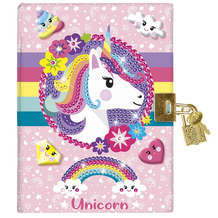 Set créatif Mon agenda licorne et diamant