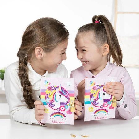 Set créatif Mon agenda licorne et diamant