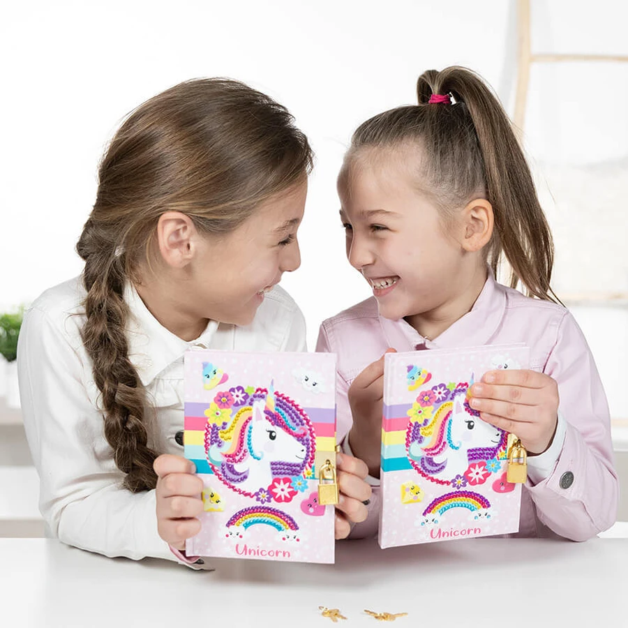 Set créatif Mon agenda licorne et diamant