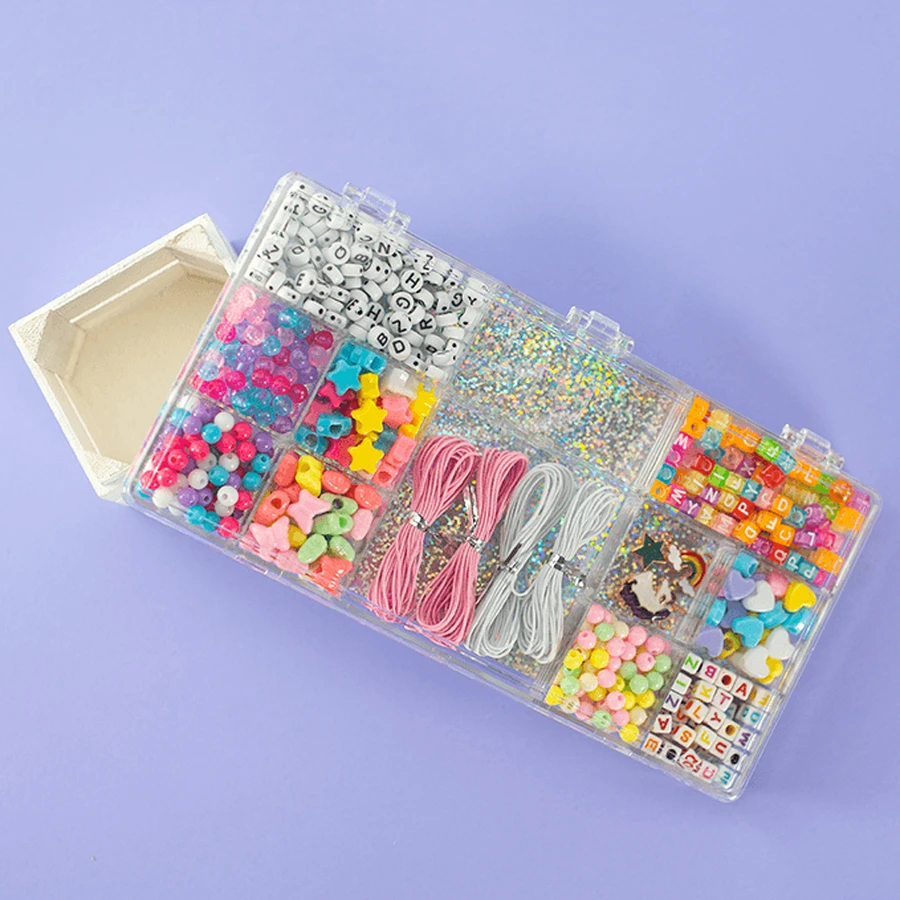 Kit de bricolage créatif - colliers et bracelets en perles, 500 pièces, ABC Beads