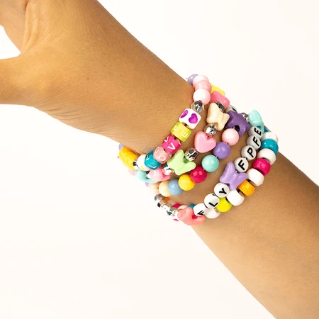Kit de bricolage créatif - colliers et bracelets en perles, 500 pièces, ABC Beads