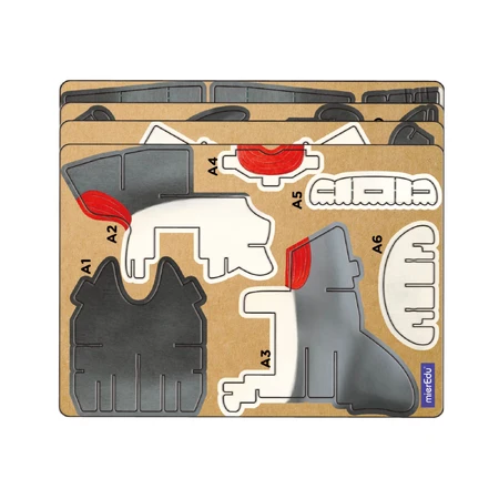 3D Sound Puzzle - Shark, Build 'n' Sound