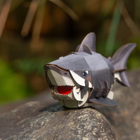 3D Sound Puzzle - Shark, Build 'n' Sound