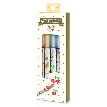 Djeco Glitzer-Marker-Set