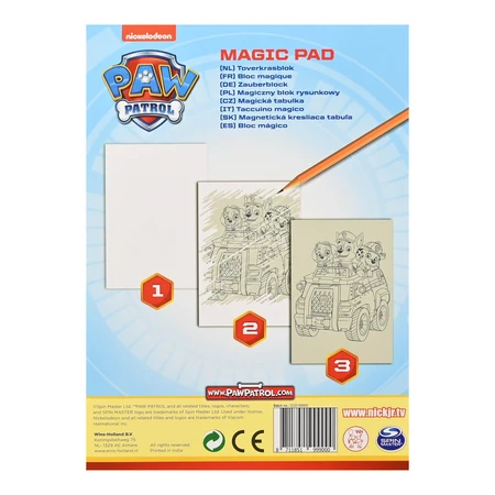 Paw Patrol magic drawing book