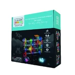 Juegos magnéticos Circuito con bolas luminosas 100 piezas, Cleverclixx