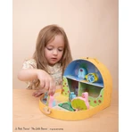 Spielset mit 10 Holzfiguren, tragbar - Little Print