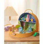 Spielset mit 10 Holzfiguren, tragbar - Little Print
