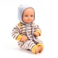 Baby with striped clothes Djeco